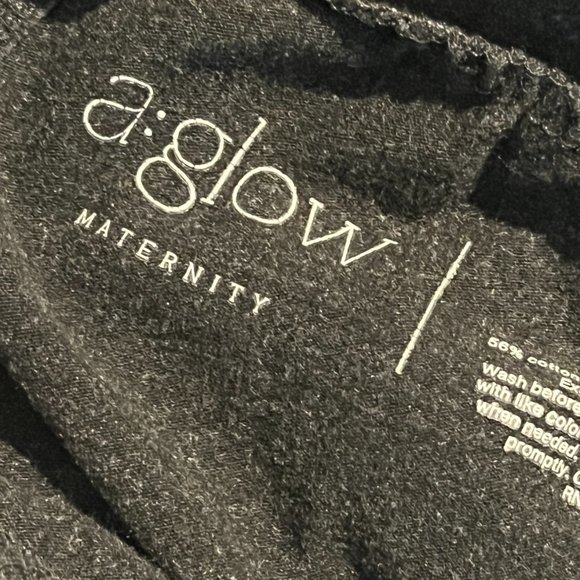 A:GLOW Maternity Leggings Size M Short Dark Slate Gray Colour Comfy Athleisure - Picture 9 of 12